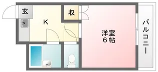 ハイツ三田【1階】の間取り