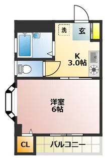 Bell Vie Court【3階】の間取り
