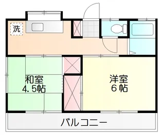 コーポレイモンド【2階】の間取り
