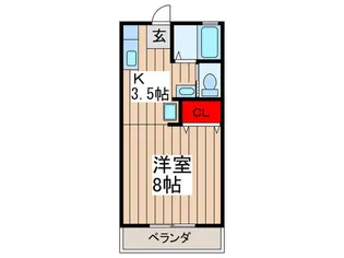 セントヒルズ五香A【2階】の間取り