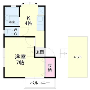 サンフォーレII【2階】の間取り