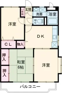サンフラワー東町【1階】の間取り