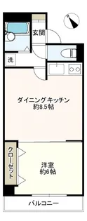久米川プラネット【6階】の間取り