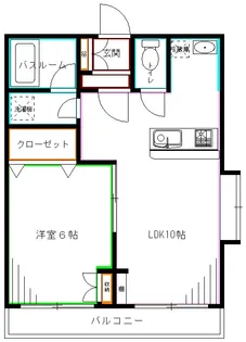 フラット【1階】の間取り