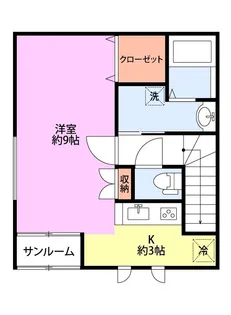 グランデュールI【2階】の間取り