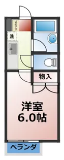 ルミエールII【1階】の間取り