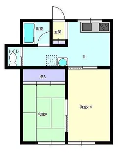 アネシス東町B【2階】の間取り