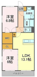 フェリーチェ【2階】の間取り
