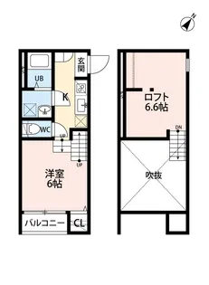 Grand Room博多【2階】の間取り
