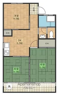 丸伊ビル【5階】の間取り