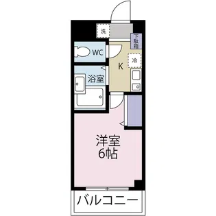 ボナールシティ新都心【3階】の間取り