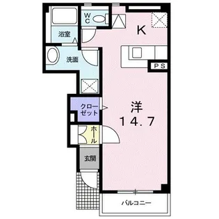 Pulito casa【1階】の間取り