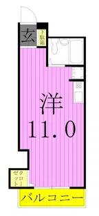 アートレジデンス竹ノ塚【4階】の間取り