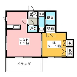 ラーク【2階】の間取り