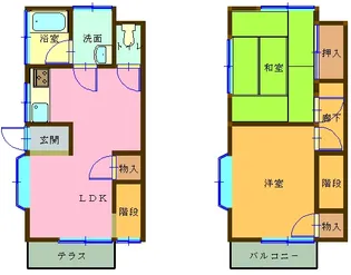 熊本県熊本市北区植木町岩野【一戸建】の間取り