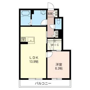 エスアール【1階】の間取り