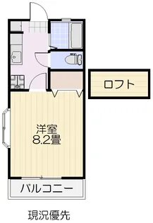 ユニバーシティ多賀城【2階】の間取り