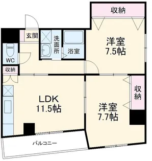 グランド・ステージ【5階】の間取り