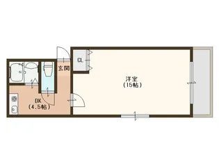 大阪府大阪市西成区玉出中1【マンション】の間取り
