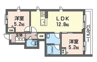 プロムナード葉山【1階】の間取り
