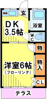 東京都調布市国領町6【アパート】の間取り