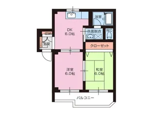 コンフォート香貫【1階】の間取り