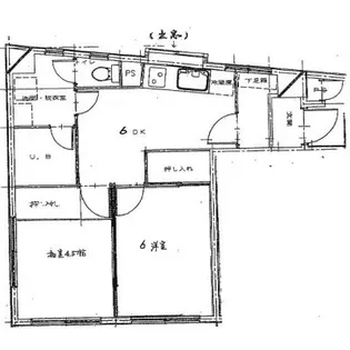 ハートフル古賀【5階】の間取り