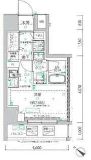 スパシエ横浜アルト【4階】の間取り
