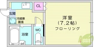 ページェントハウス【2階】の間取り