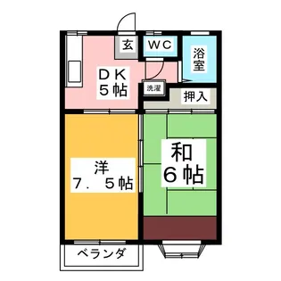 ひより台インプスA棟【2階】の間取り