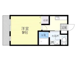1Kの間取り画像