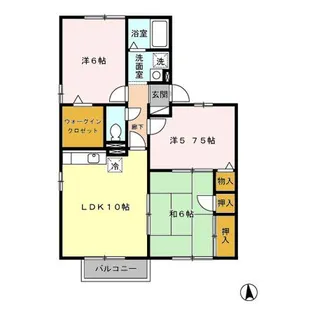 セジュール雅【2階】の間取り