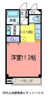 サザンマンション【3階】の間取り