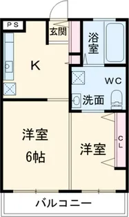 フレンズ桜堤【1階】の間取り