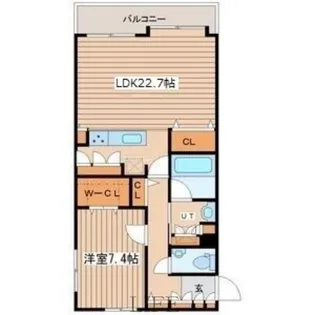 ラ・クラッセ札幌ステーションテラス【13階】の間取り