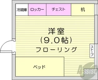 ステイメッツ【3階】の間取り