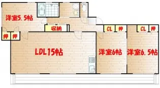 コーポ小宮山【2階】の間取り