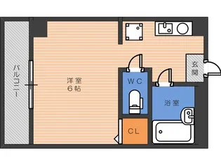 サンコービル【4階】の間取り