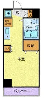 メゾン・ド・ユニヴェール【7階】の間取り