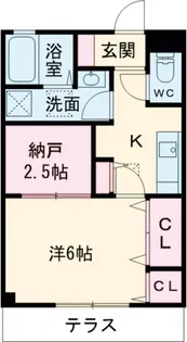 アーバン上大川前【1階】の間取り
