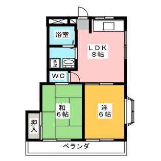 メゾンアロニア【1階】の間取り