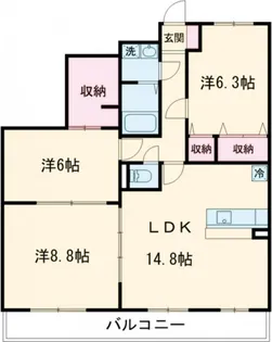 フォルテ【9階】の間取り