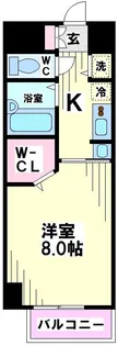 東京都渋谷区幡ヶ谷2【マンション】の間取り