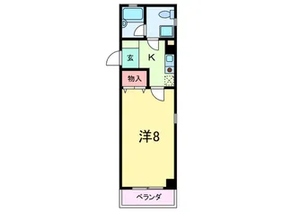 スペース・K【4階】の間取り