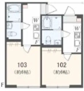 アザーレソーニョ座間【1階】の間取り