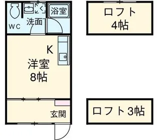 アトレ高町【1階】の間取り