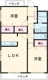 スーペリア松田I【3階】の間取り