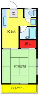 東京都荒川区西日暮里2【アパート】の間取り