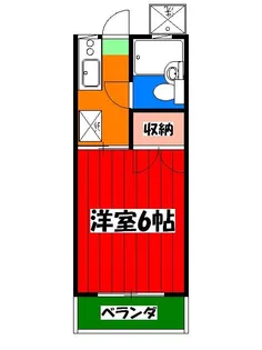 カーサ薫【1階】の間取り