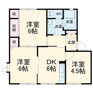 アネックスK【2階】の間取り